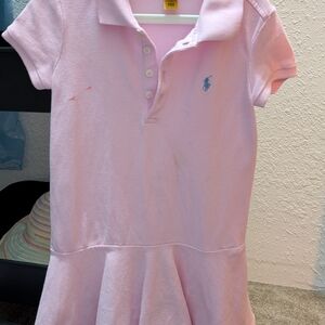 Pink Ralph Lauren Polo Dress, 4T